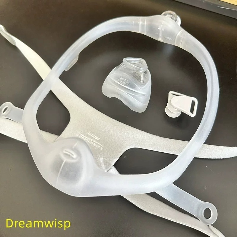 Silicone Mask Bracket - อุปกรณ์เสริมหน้ากากช่วยหายใจทางจมูก โครงหน้ากากจมูก สายรัดศีรษะ สายคาดศีรษะ DreamWisp ของแท้