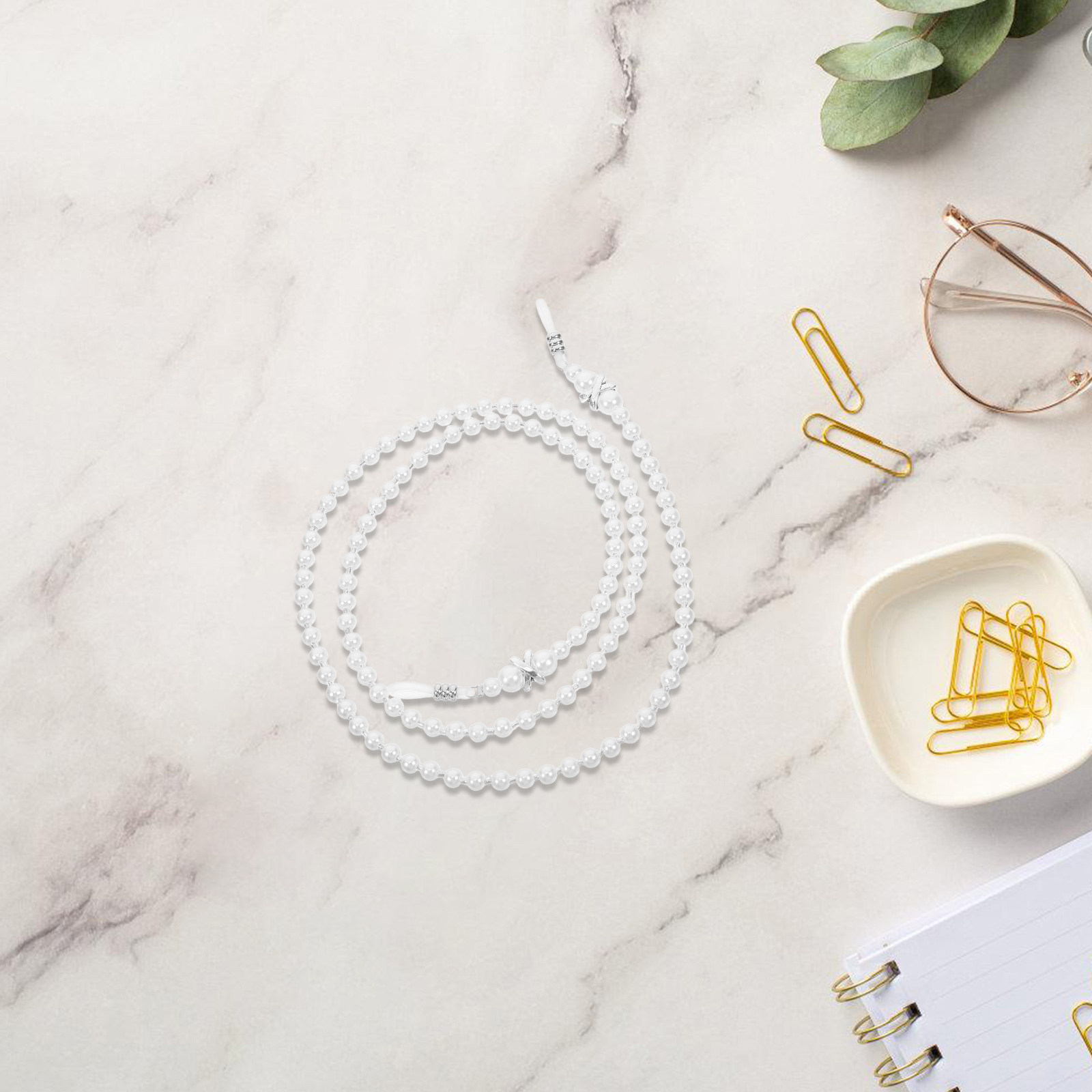 สายคล้องแว่นตาประดับมุก สายคล้ - Mask Chain Holder บทวิจารณ์และราคา