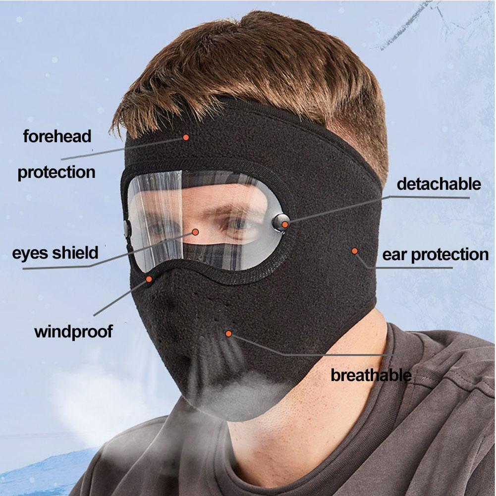 กันลมป้องกันฝุ่นเต็มใบหน้าหน้า - Anti Pollution Mask บทวิจารณ์และราคา